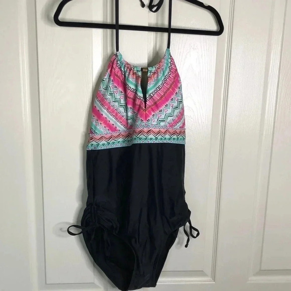 PLAYA SWIM Halter Back Swim Suit - Picture 1 of 10